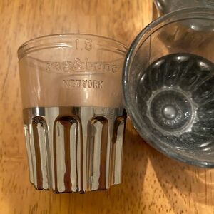 Set of 4 Rag and Bone shot glasses
